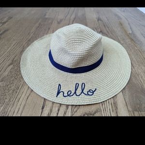 Carter's girl Sunhat Hello 2t-4t